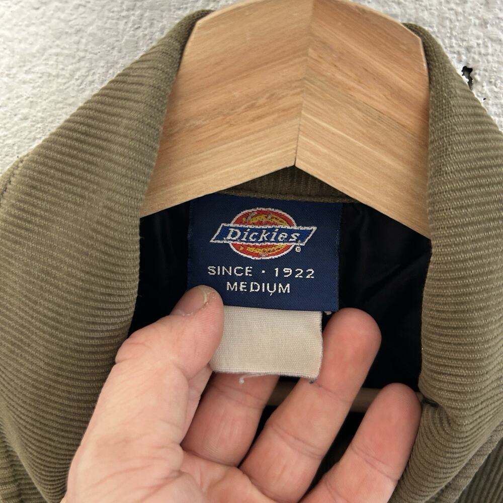 Vintage Dickies Quilt-Lined Corduroy Detroit Jacket “Green” - Picture 12 of 14